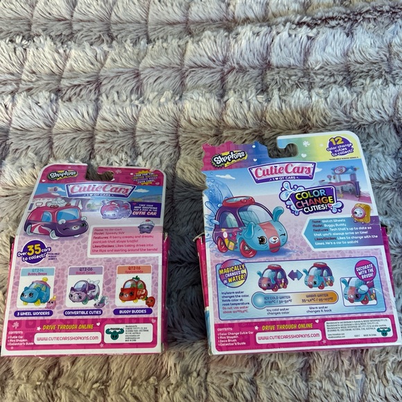shopkins playset shopkins color changing cutie cars